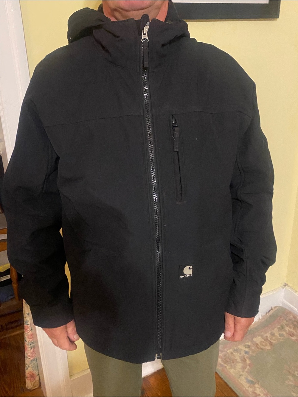 Carhartt Black Insulated Hooded Performance Jacket